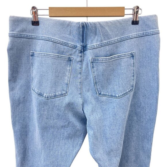Soft Surroundings‎ Petite Pull-on Skinny Stretch Jean Light Blue Womens PXL - Picture 9 of 10